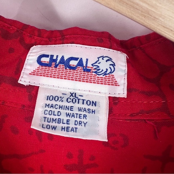 Chacal novelty print shirt parrot cat - Picture 5 of 6